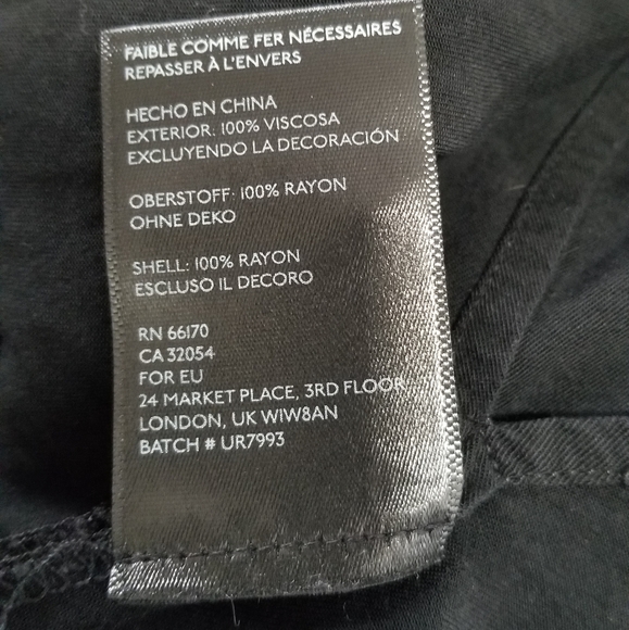 Silence + noise Shirt Dress Long Sleeve V-Neck - Picture 12 of 12